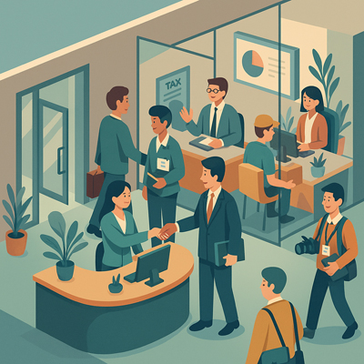 Company Office Visitors